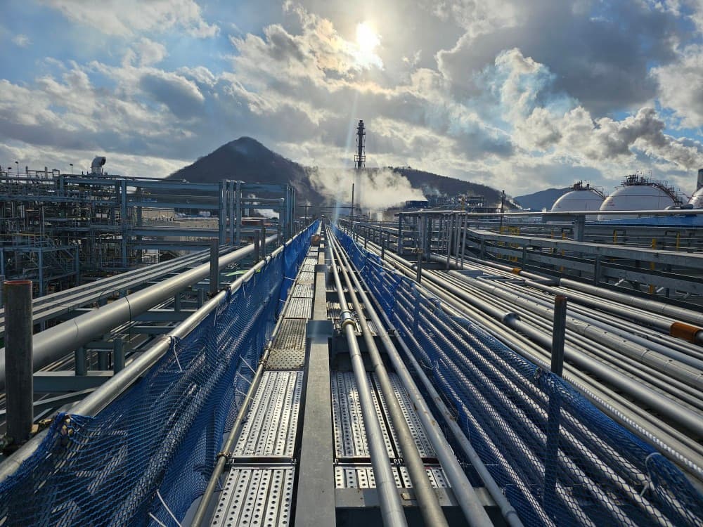 원료(Styrene) 수입 배관 구축 PROJECT 중 토목배관공사